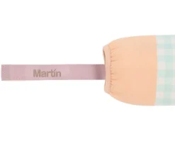 Monnëka Botella Acero con Funda Stripes Apricot Personalizable 750ml^ Botellas Para Personalizar