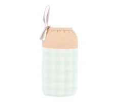 Monnëka Botella Acero con Funda Stripes Apricot Personalizable 500ml^ Botellas Para Personalizar