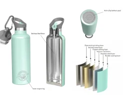 Carl Oscar Botella Acero Inoxidable 700ml Temp Green