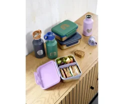 Lassig Botella Acero Inoxidable Little Gang Rainbow Green 500ml^ Botellas De Acero