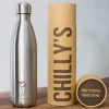 Chilly’s Bottles Botella Acero Inoxidable Silver 750ml