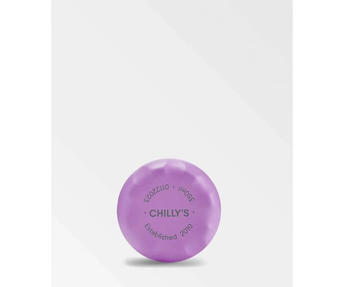 Chilly’s Bottles Botella Acero Inoxidable Kids Crew Lila 350 ml^ Botellas De Acero