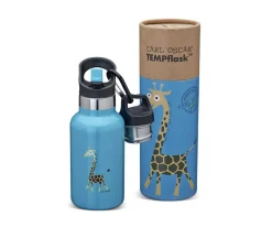 Carl Oscar Botella Acero Inoxidable TEMPflask 350ml Jirafa Turquoise^ Termos Infantiles
