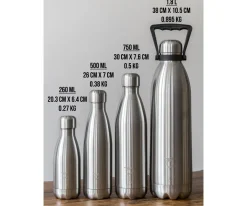 Chilly’s Bottles Botella Acero Inoxidable Mate Edition Blue 500ml