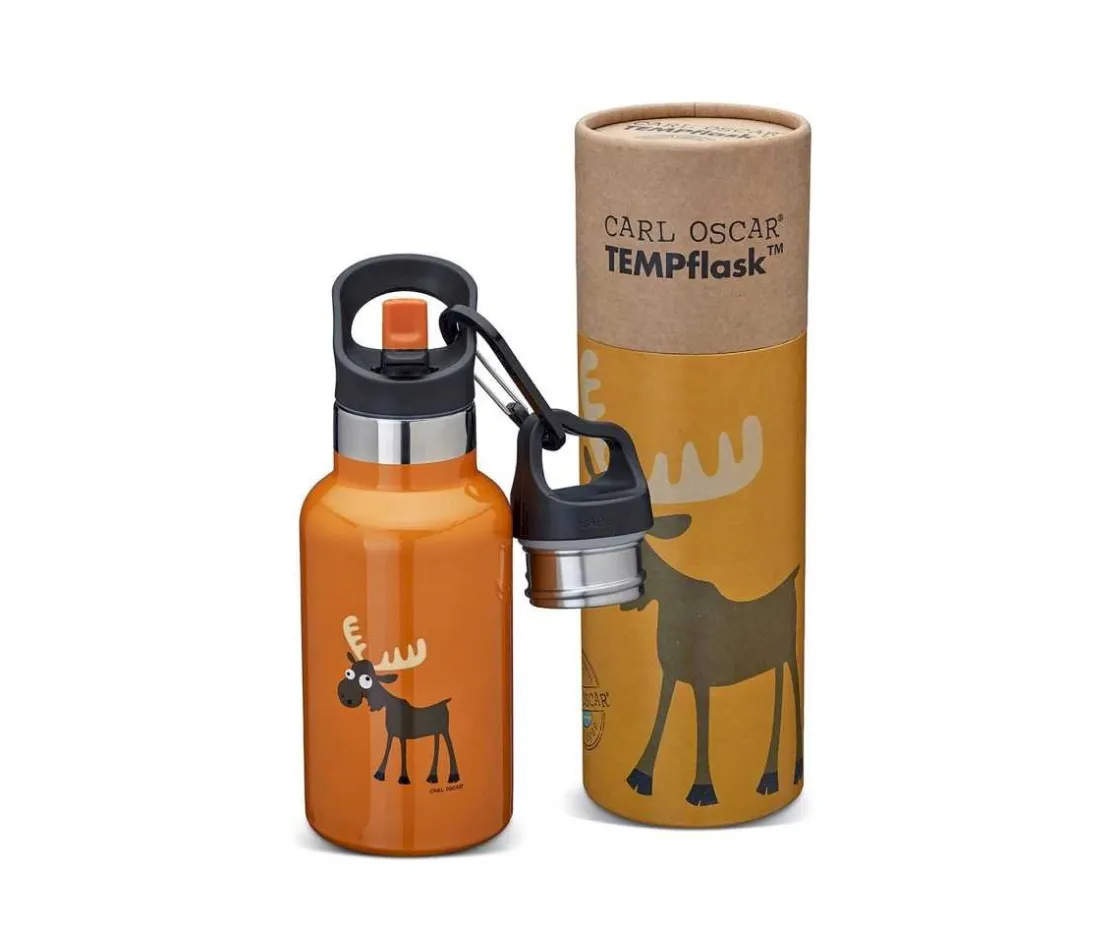 Carl Oscar Botella Acero Inoxidable TEMPflask 350ml Reno Orange