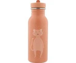 Trixie Botella Acero Mrs.Cat 500ml + 6 Pegatinas Redondas Rose Regalo^ Botellas De Acero