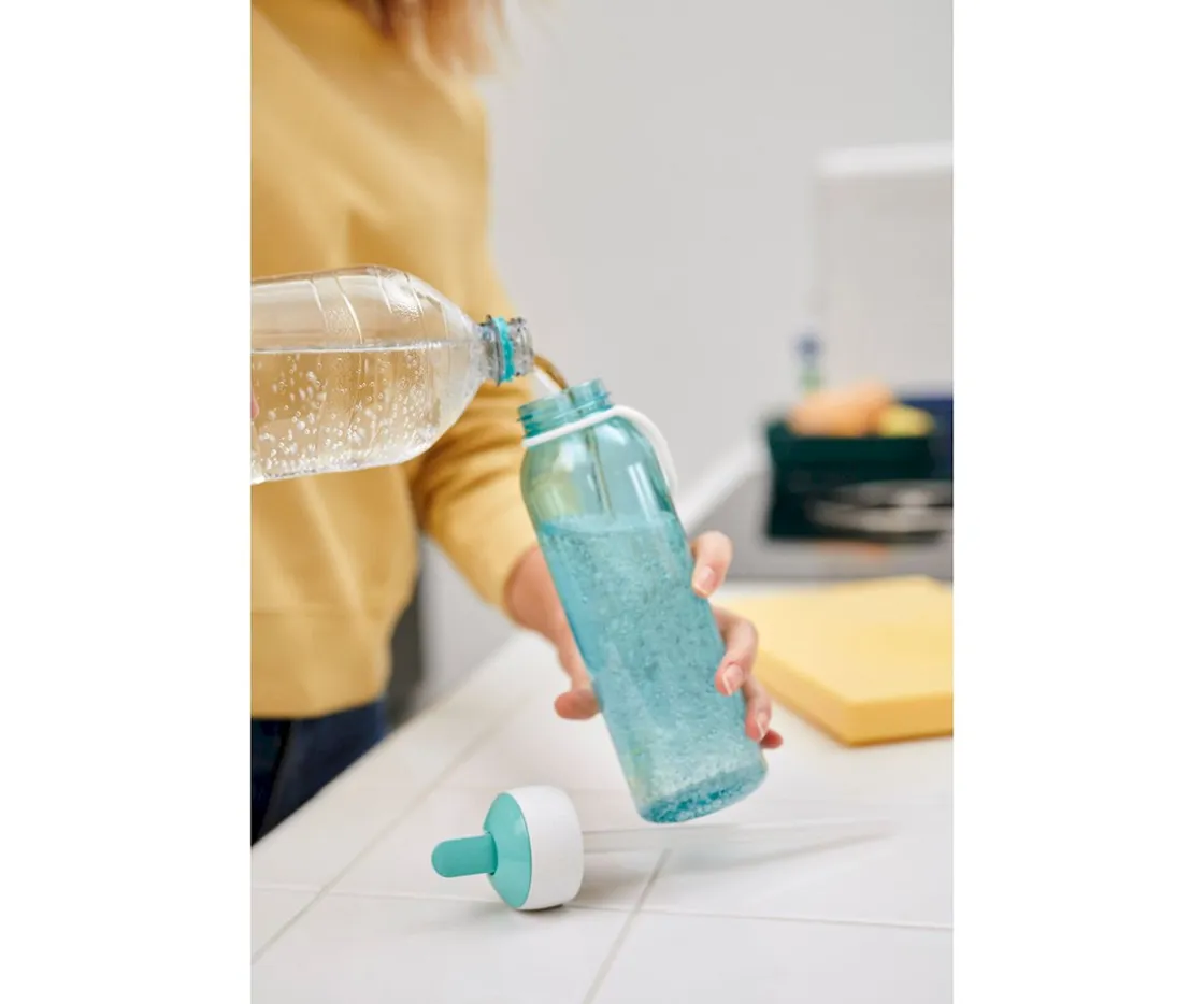 Mepal Botella Campus Flip-Up Cool Blue 500ml^ Botellas De Plástico