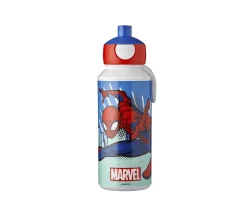 Mepal Botella Campus Pop-Up 400ml Spiderman^ Botellas De Plástico