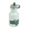 Done by Deer Botella de Acero Croco Verde^ Botellas De Acero