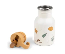 Done by Deer Botella de Acero Sea friends Beige^ Botellas De Acero