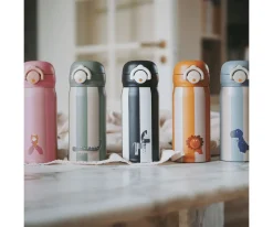 Noui Noui Botella de Acero Térmica Crocodile^ Comer Al Aire Libre