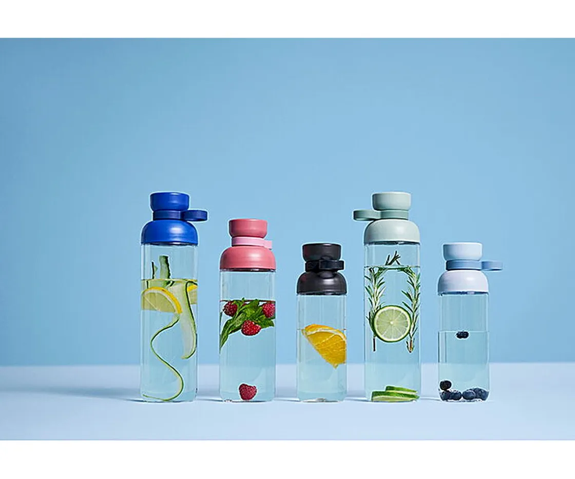 Mepal Botella de Agua Vita Nordic Blue 700ml^ Botellas De Plástico