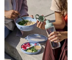 Mepal Botella de Agua Vita Nordic Blue 500ml^ Botellas De Plástico