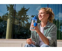 Mepal Botella de Agua Vita Vivid Blue 500ml^ Botellas De Plástico