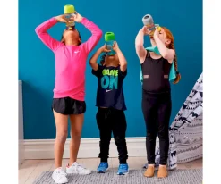 b.box Botella de Tritán con Boquilla y Asa 450 ml Emerald Forest^ Botellas De Plástico