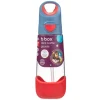 b.box Botella de Tritán con Pajita 600 ml Blue Blaze^ Botellas De Plástico