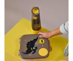 b.box Botella de Tritán con Pajita 600 ml Batman^ Botellas De Plástico