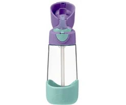 b.box Botella de Tritán con Pajita 450 ml Lilac Pop^ Botellas De Plástico