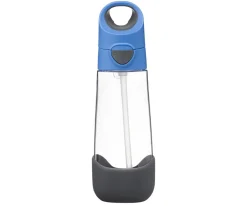 b.box Botella de Tritán con Pajita 600 ml Blue Slate^ Botellas De Plástico