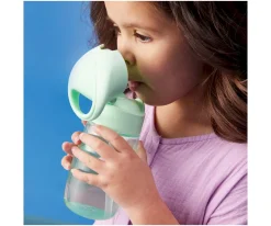 b.box Botella Junior con Pajita 380ml Blush Crush^ Botellas De Plástico