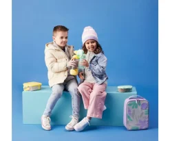 b.box Botella Junior con Pajita 380ml Spearmint^ Botellas De Plástico