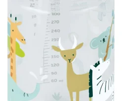 Miniland Botella Plástico con Pajita Kiddie Jungle Personalizable^ Botellas De Plástico