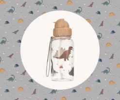 Tutete Botella Plástico Dinos World Personalizable^ Colecciones Vuelta Al Cole