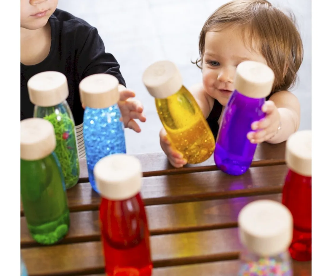 Niños Petit Boum Botella Sensorial Blue