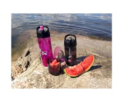 Carl Oscar Botella Tritán 2 en 1 Jirafa Turquesa^ Botellas De Plástico