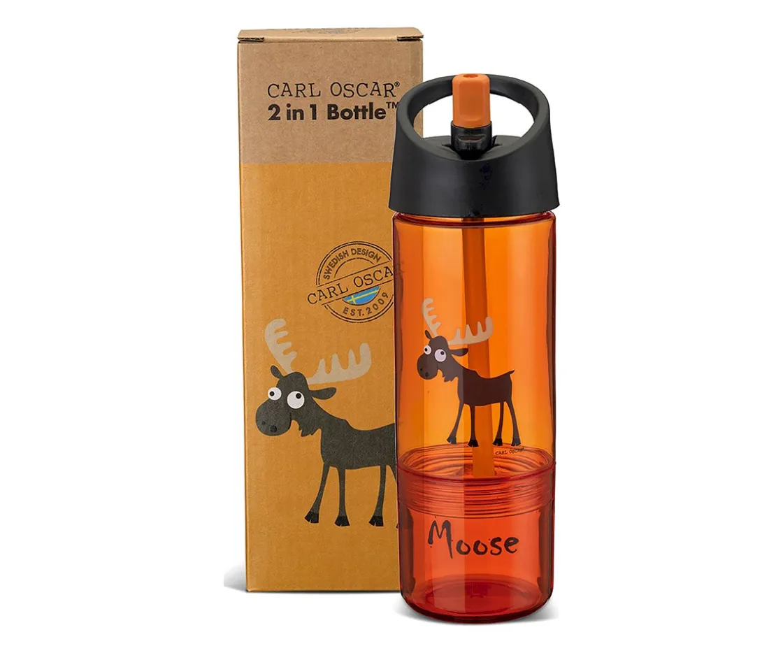 Carl Oscar Botella Tritán 2 en 1 Reno Orange^ Botellas De Plástico