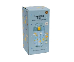 Petit Monkey Botella Tritán 2 en 1 Sparkling Sky^ Botellas De Plástico