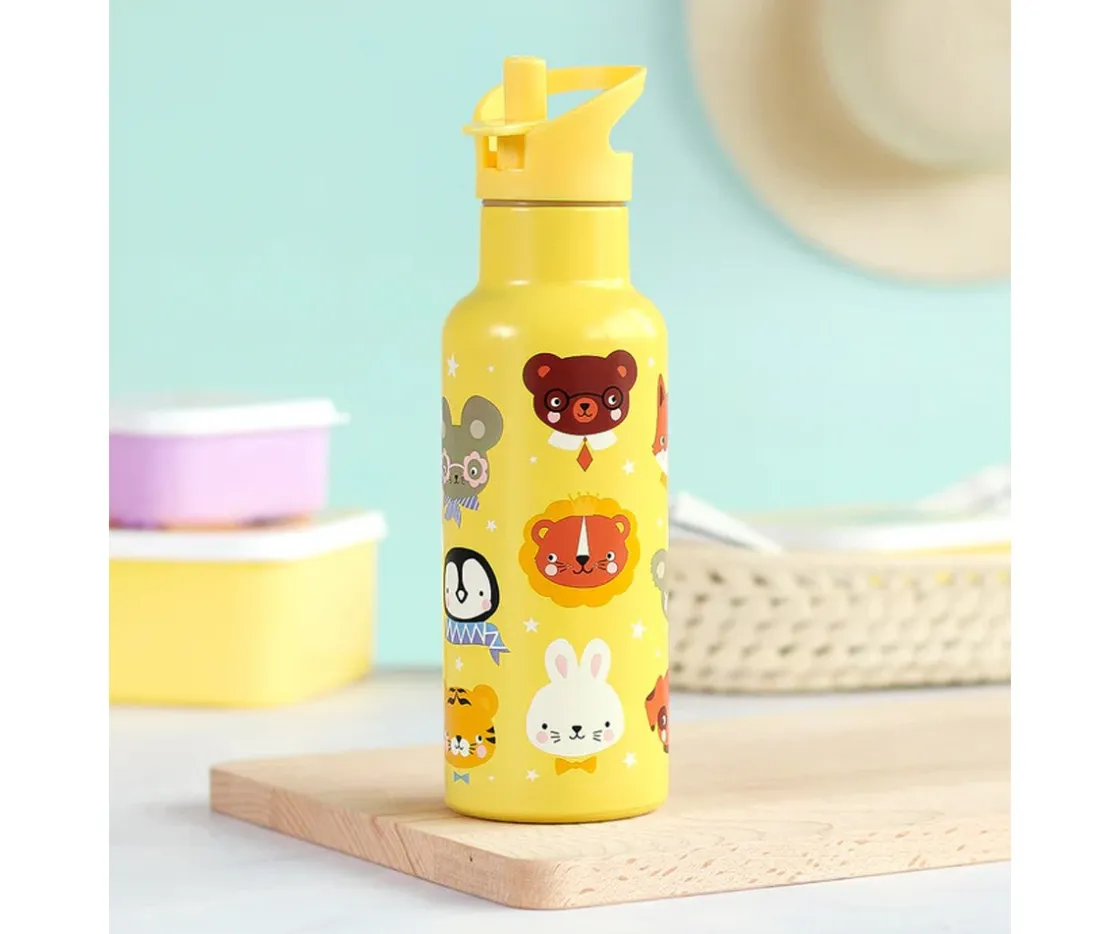 A Little Lovely Company Botella Térmica Acero Animal Friends 500ml