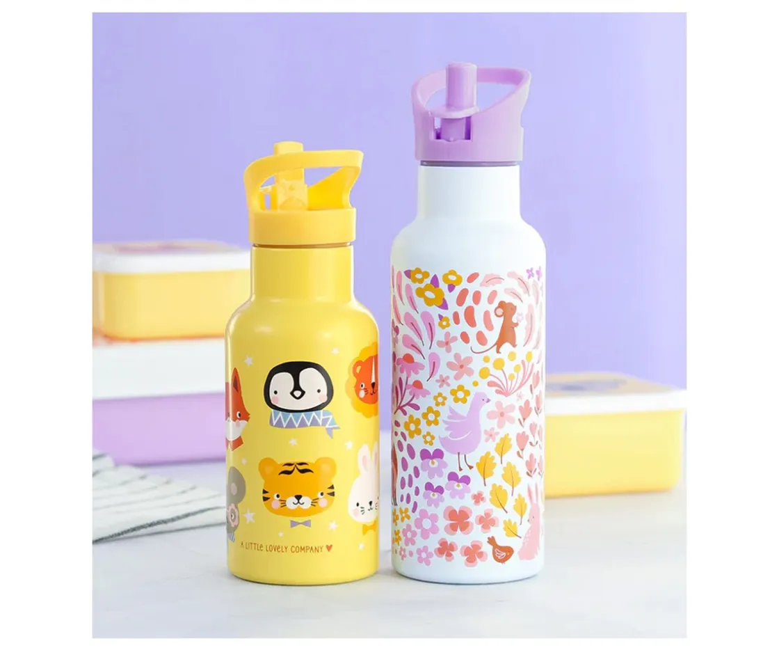 A Little Lovely Company Botella Térmica Acero Animal Friends 350ml