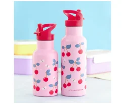 A Little Lovely Company Botella Térmica Acero Cherries 500ml