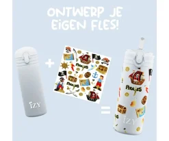 IZY Bottles Botella Térmica Acero Piratas Azul 350ml