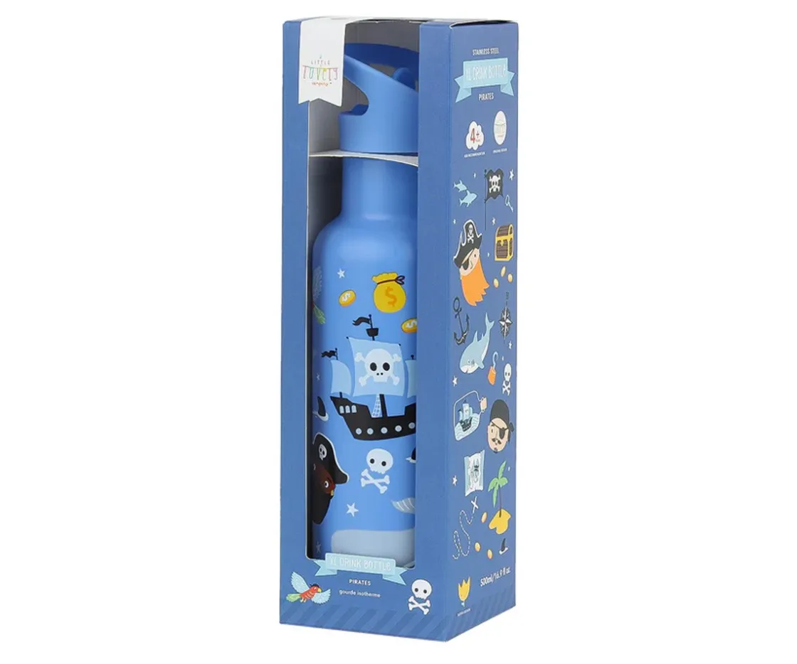 A Little Lovely Company Botella Térmica Acero Pirates 500ml