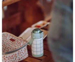 Grech & Co Botella Térmica Acero Sip + Chug Fern Plaid 350ml^ Botellas De Acero