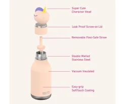 Asobu Botella Térmica Bestie Unicornio 460 ml