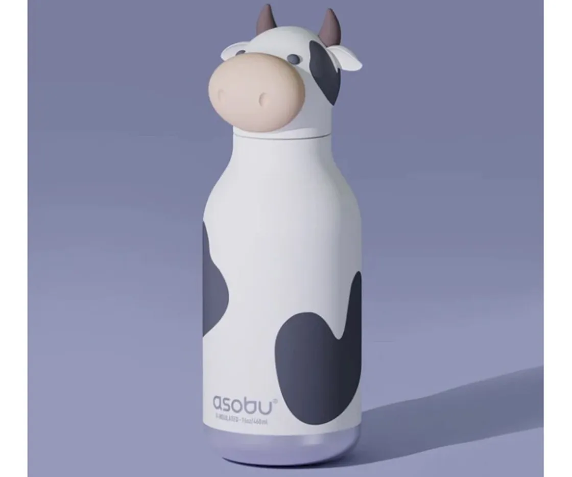 Asobu Botella Térmica Bestie Vaca 460 ml