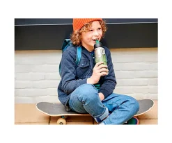 Mepal Botella Térmica Campus Flip-Up Flowers & Butterflies 350 ml^ Botellas De Acero