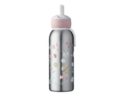 Mepal Botella Térmica Campus Flip-Up Flowers & Butterflies 350 ml^ Botellas De Acero
