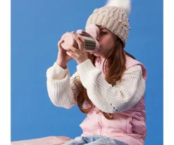 b.box Botella Térmica con Boquilla y Asa 500 ml Blush Crush