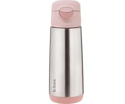 b.box Botella Térmica con Boquilla y Asa 500 ml Blush Crush