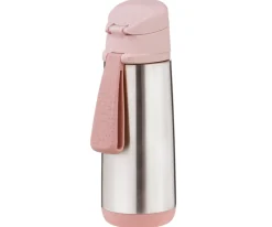 b.box Botella Térmica con Boquilla y Asa 500 ml Blush Crush