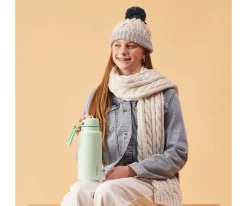 b.box Botella Térmica con Boquilla Plegable y Asa 1L Spearmint