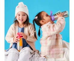 b.box Botella Térmica con Boquilla y Asa 500 ml Lilac Pop