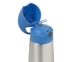 b.box Botella Térmica con Pajita 350 ml Blue Slate