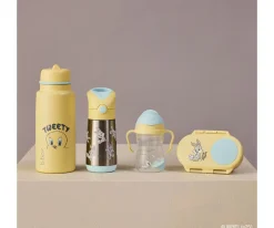 b.box Botella Térmica con Pajita 350 ml Looney Tunes