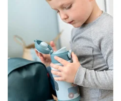 Done by Deer Botella Térmica Tiny Farm Blue 340 ml