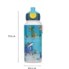 Mepal Botellas Campus Pop-Up Tropical Ocean 400 ml^ Botellas De Plástico